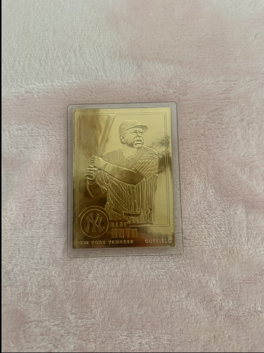 babe ruth baseball card